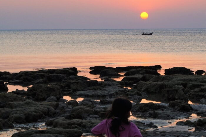 Khlong Nin at sunset